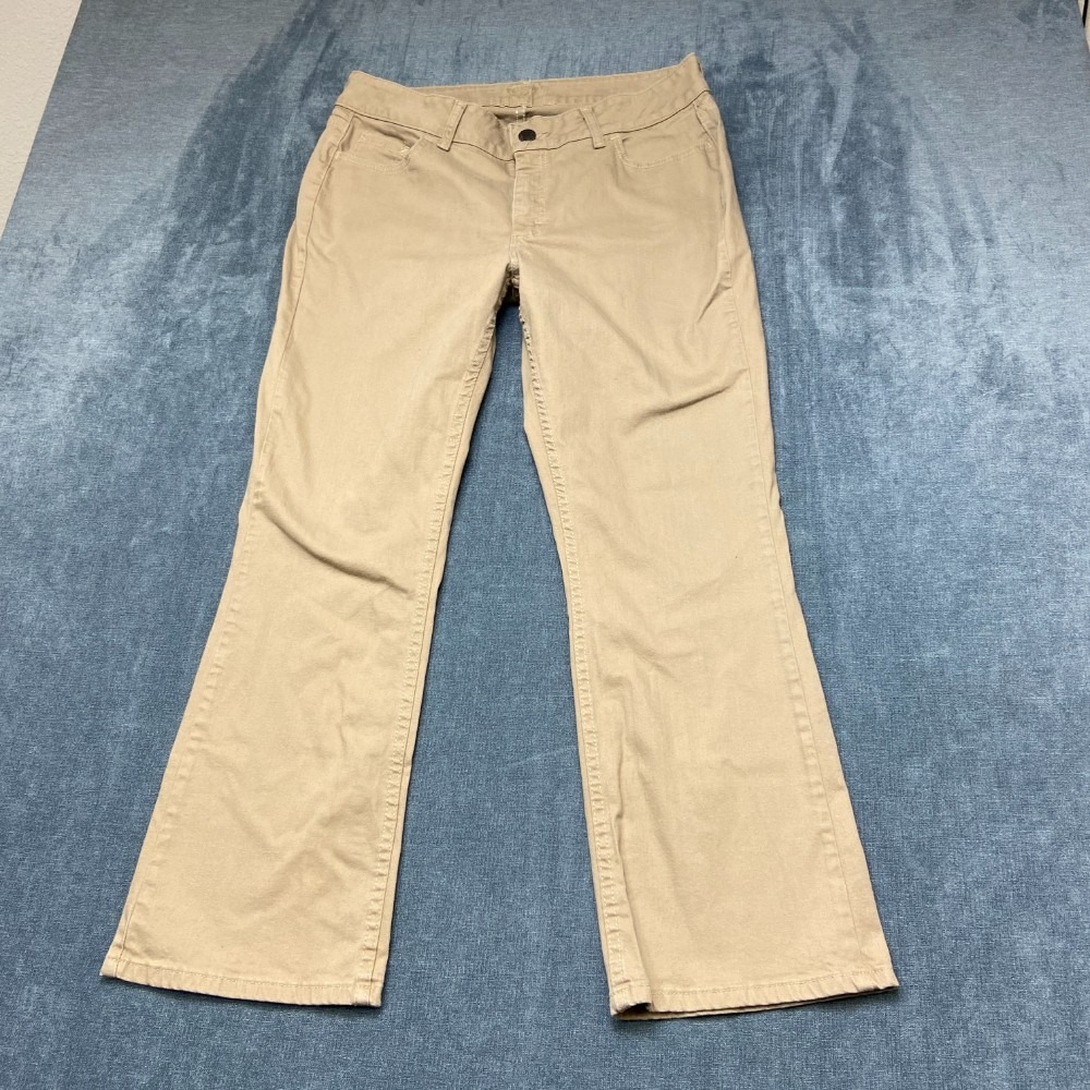 Riders by Lee Jeans Womens 16P 34x28 Beige Denim Cotton Stretch Mid Rise Bootcut